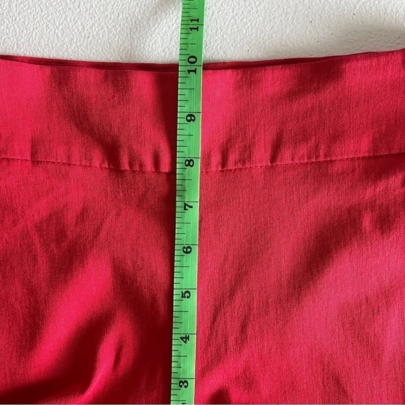 Glimpse Stretch Pants Red Pull on Elastic Waist Women's Size Medium - Picture 5 of 8